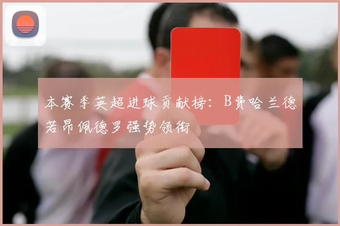 本赛季英超进球贡献榜：B费哈兰德若昂佩德罗强势领衔